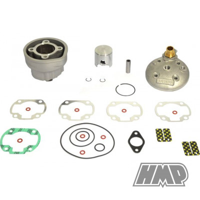 Kit cilindro YAMAHA 50 AEROX / JOG / MBK NITRO / MALAGUTI / ITALJET / BETA / BENELLI / APRILIA SR / MINARELLI horizontal / diâmetro 47.6 mm / 80 cc / 12 mm / curso 43 mm - ATHENA